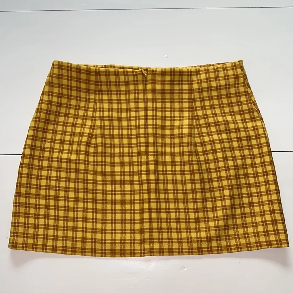 UO Gretchen Plaid Mini Skirt
